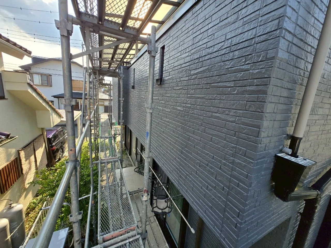 一軒家2階建の外壁塗装